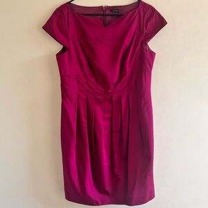 Vintage Magaschoni Magenta Dress. Size 16.